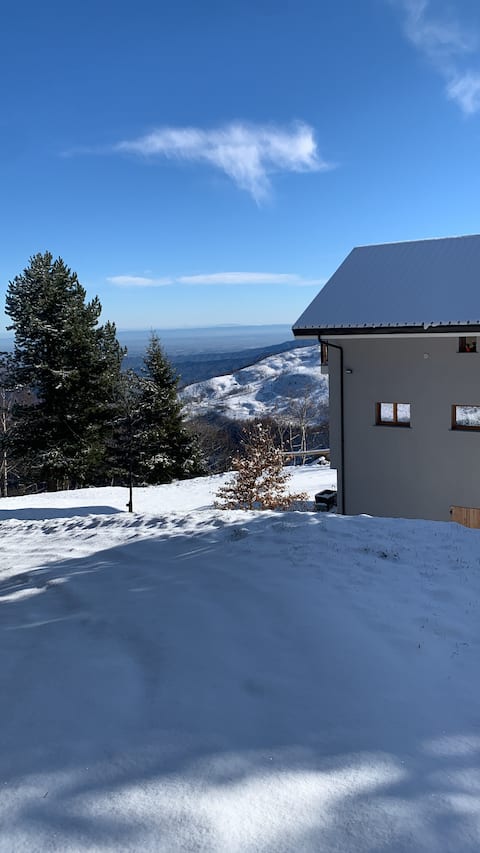 The house in the Pian Munè mountains