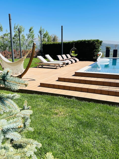 Luxurious Villa with a private pool in Kfardebiane