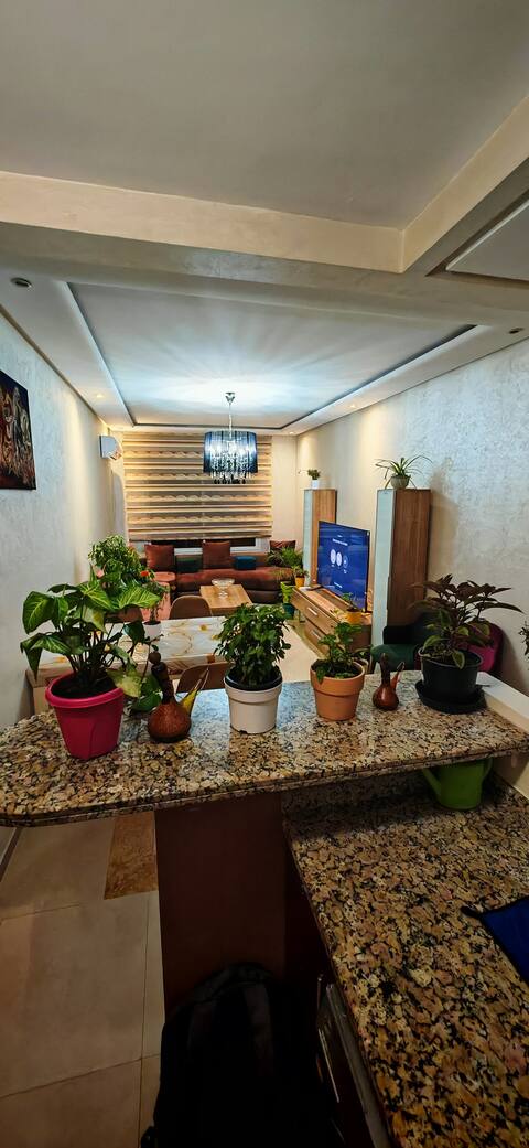 Top Airbnb: Luxury apartment in a prime location and quiet in Arrondissement D'anfa ⴰⴱⵏⵏⵣ ⴰⵏⴼⴰ مقاطعة أنفا