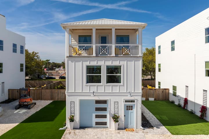 Modern 4/3 Retreat | Pool & Intracoastal Views - 聖奧古斯丁