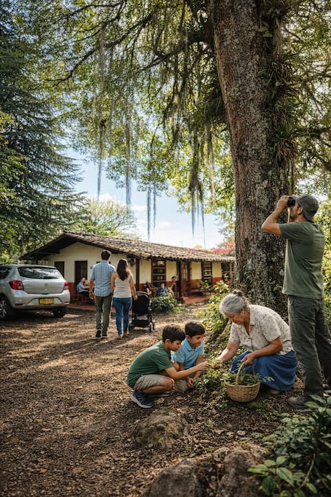 Fabulous House+Glamping/14 max./families & children