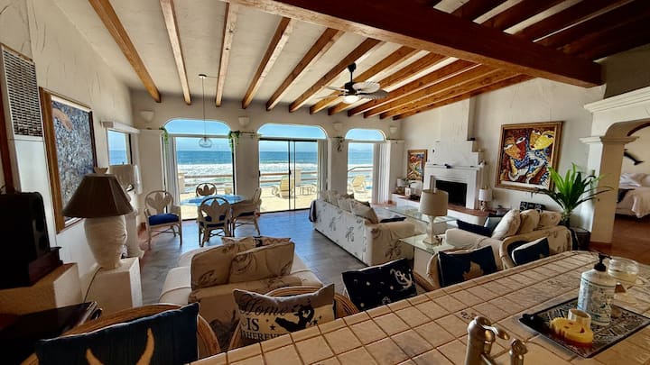 Rosarito Beachfront Home In Gated Community - Rosarito