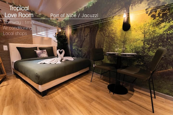 Studio Tropical · Jacuzzi Privé Pour Une Personne - Nice