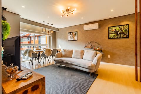 Imóvel de sucesso: Penthouse next to the city center em Canela
