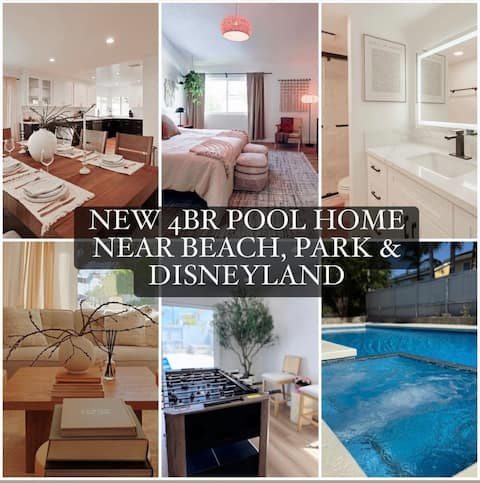 Successful Airbnb property: NEW 4BR POOL Home near Beach, Park & Disneyland in Orange County