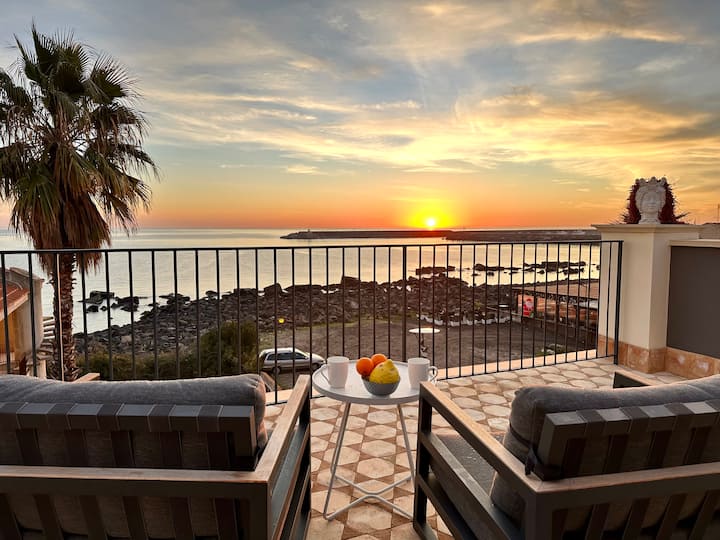 Villa Aya - Sea And Etna View House - Mascali