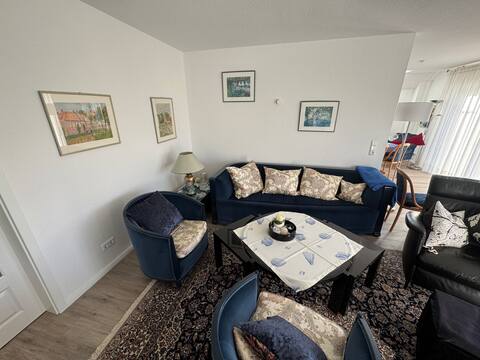 Successful Airbnb property: New 110m² Apt | Sauna | Accessible | Beach Chair in Wittmund