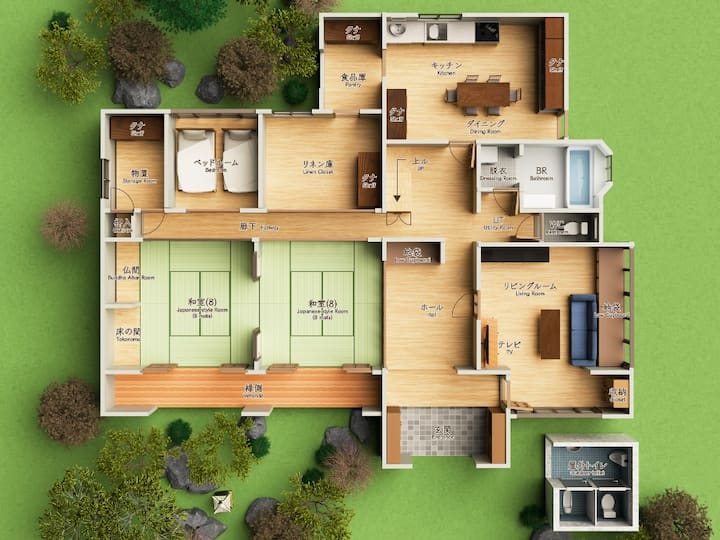 Private Villa｜bbq & Garden｜8p｜6 Cars｜10m Nagoya - 이치노미야시