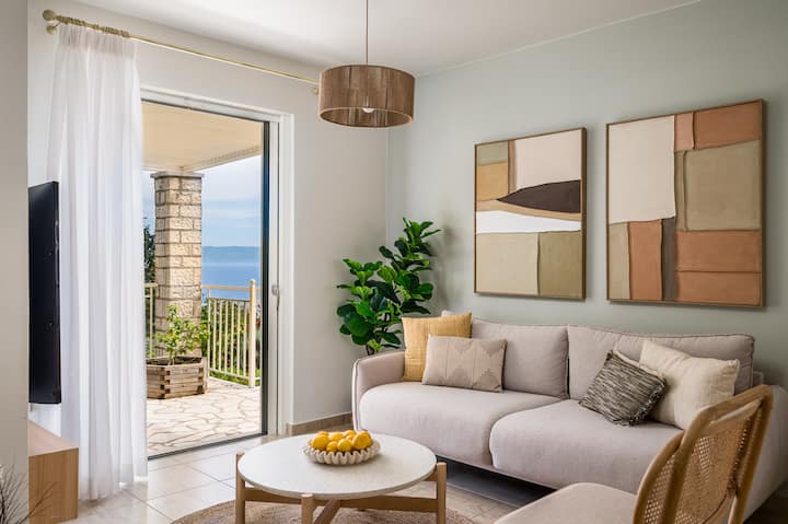 Villas Muscallas, Petra - 200m From The Beach - Paxos