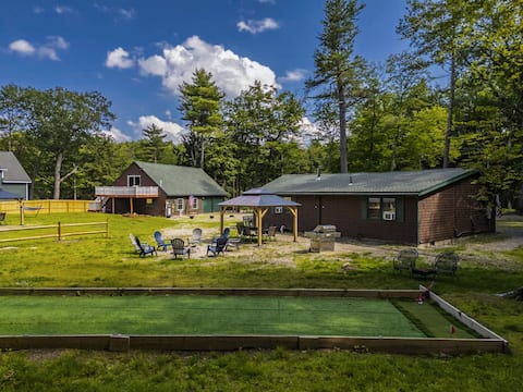 Family Retreat | 2 Homes + Near Lake Winnipesaukee