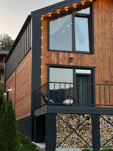 Chalet with a tub Cozy Cottage