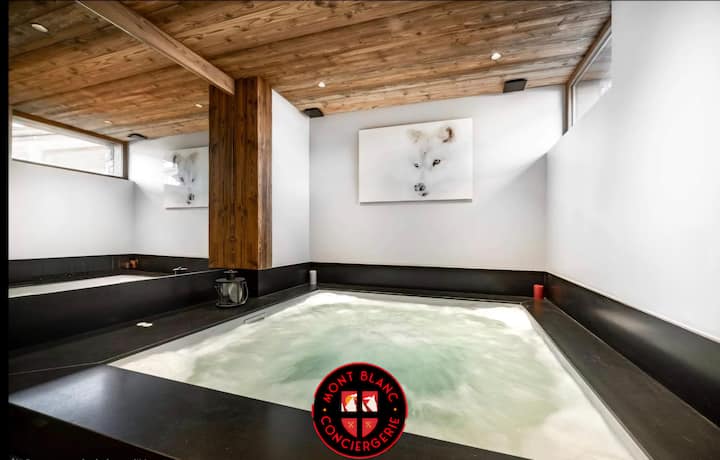 Chalet Luxe, Spa, Vue Mont-blanc,  Famillial,  Ski - Combloux
