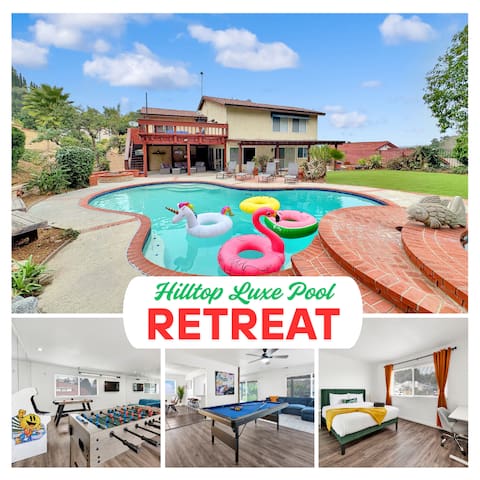 Hilltop LUXE Pool Retreat