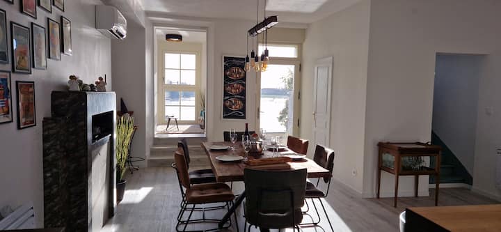 Vue Exceptionnelle Sur La Loire - Montjean-sur-Loire