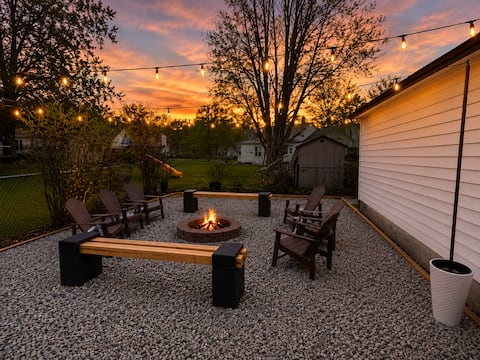 Games Galore*Firepit*Grill*Fun house by CLE-IX-BW