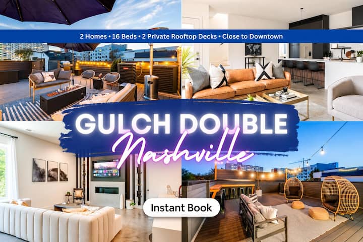 Deux Maisons Jumelles, Toit - Terrasse - Nashville - Nashville, TN