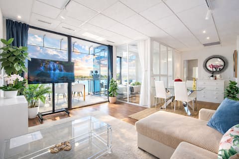 Top Airbnb: Infinity Madrid Sky deluxe 10 min Airport in San Sebastián De Los Reyes