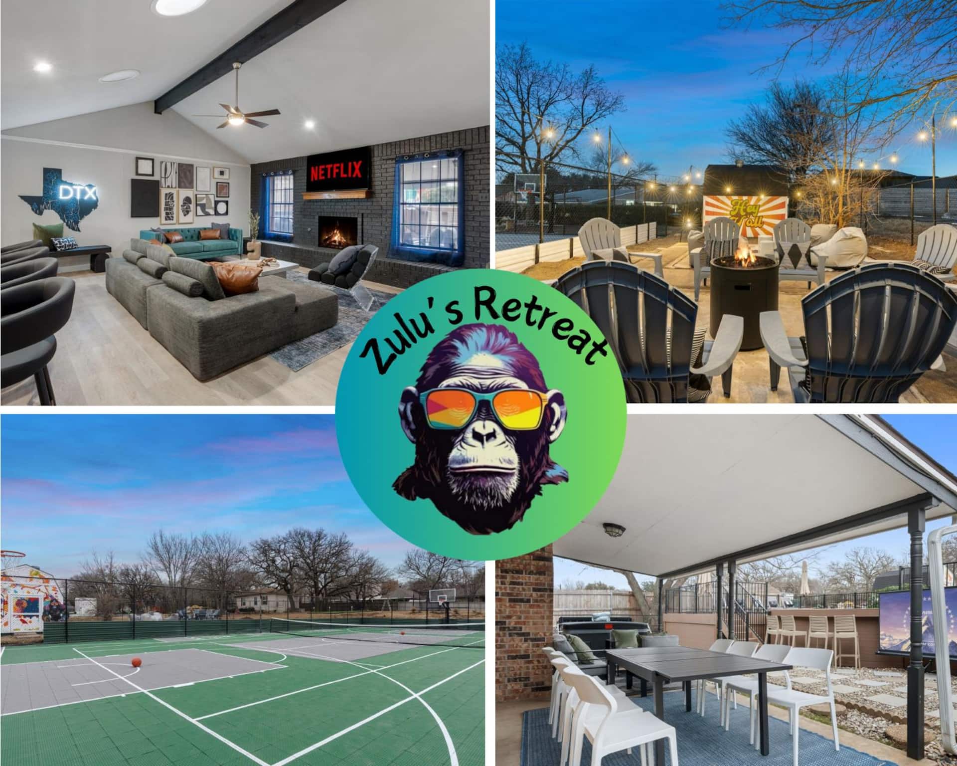 Private Tennis • Pickleball • Basketball • Golf • Pool • Hot Tub