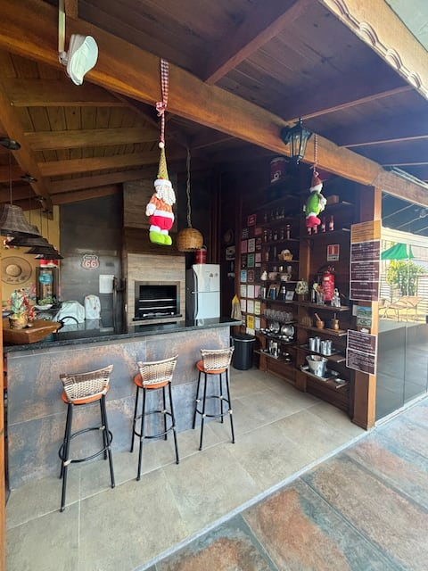 Top Airbnb: Luxury near the sea with hot tub and pool in Itapoá