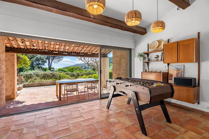 Villa Avec Piscine & Vue Mer – L'escalet - Ramatuelle