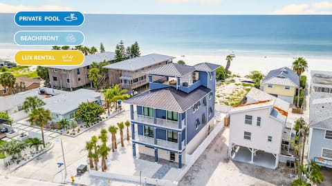 Blue Pearl Beach House, Beachfront, Private pool