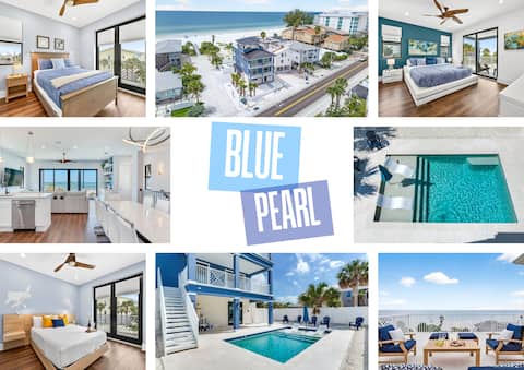 Blue Pearl Beach House | Beachfront-Private pool
