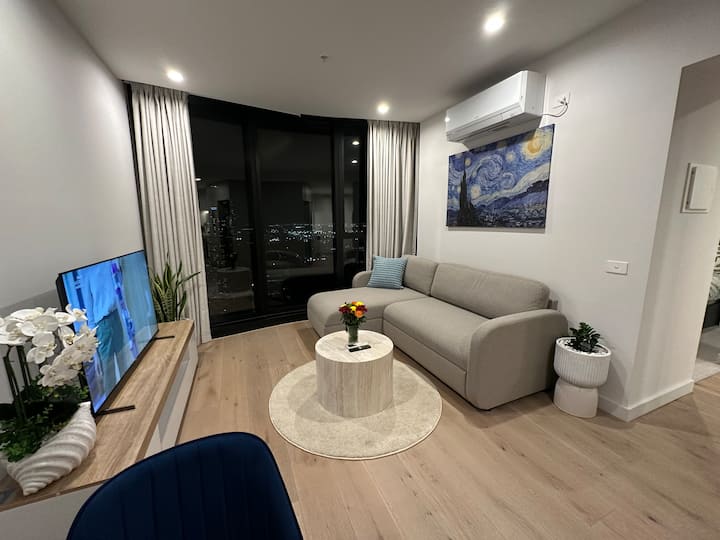 Lv56 Melb Central Luxe Sky Suite - St Kilda