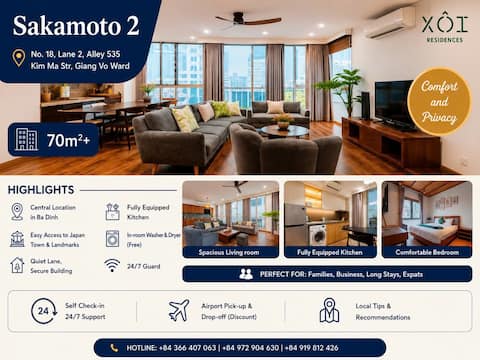 XOI Saka2 2BR60m²|Lakeside|Kitchen|Laundry @Centr