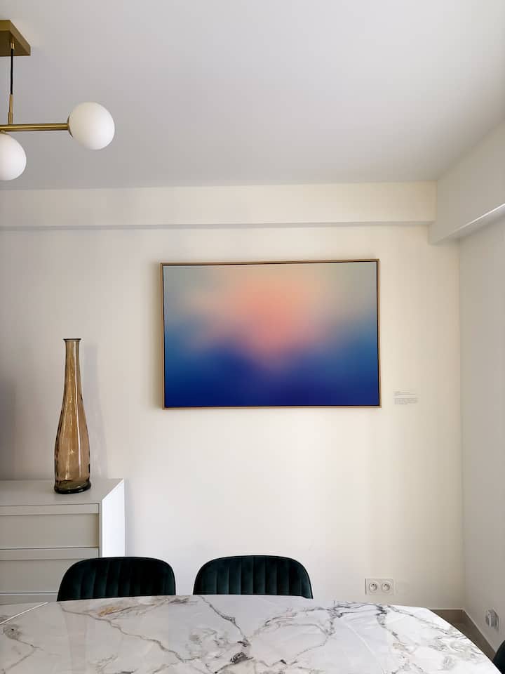 Appartement Luxe 90m2, Climatisé, Parking & Balcon - Villefranche-sur-Mer
