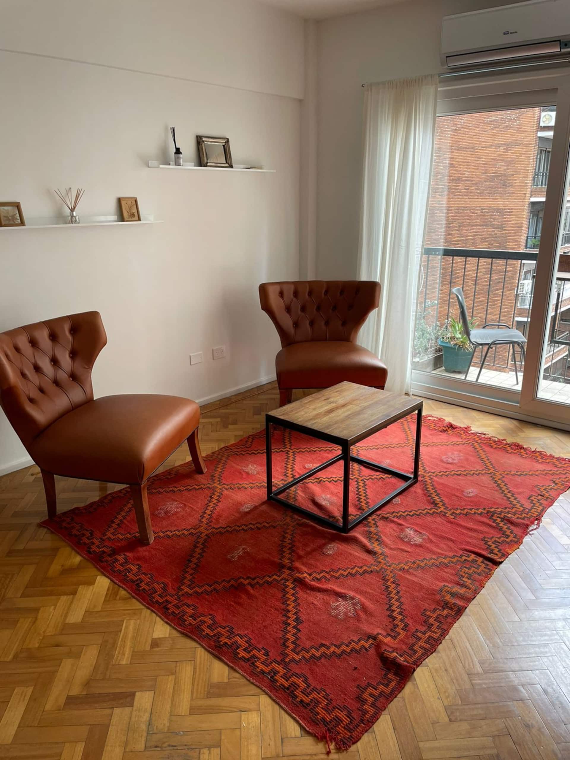 Apartamento de 2 quartos em Palermo Chico, com cozinha equipada e ar-condicionado