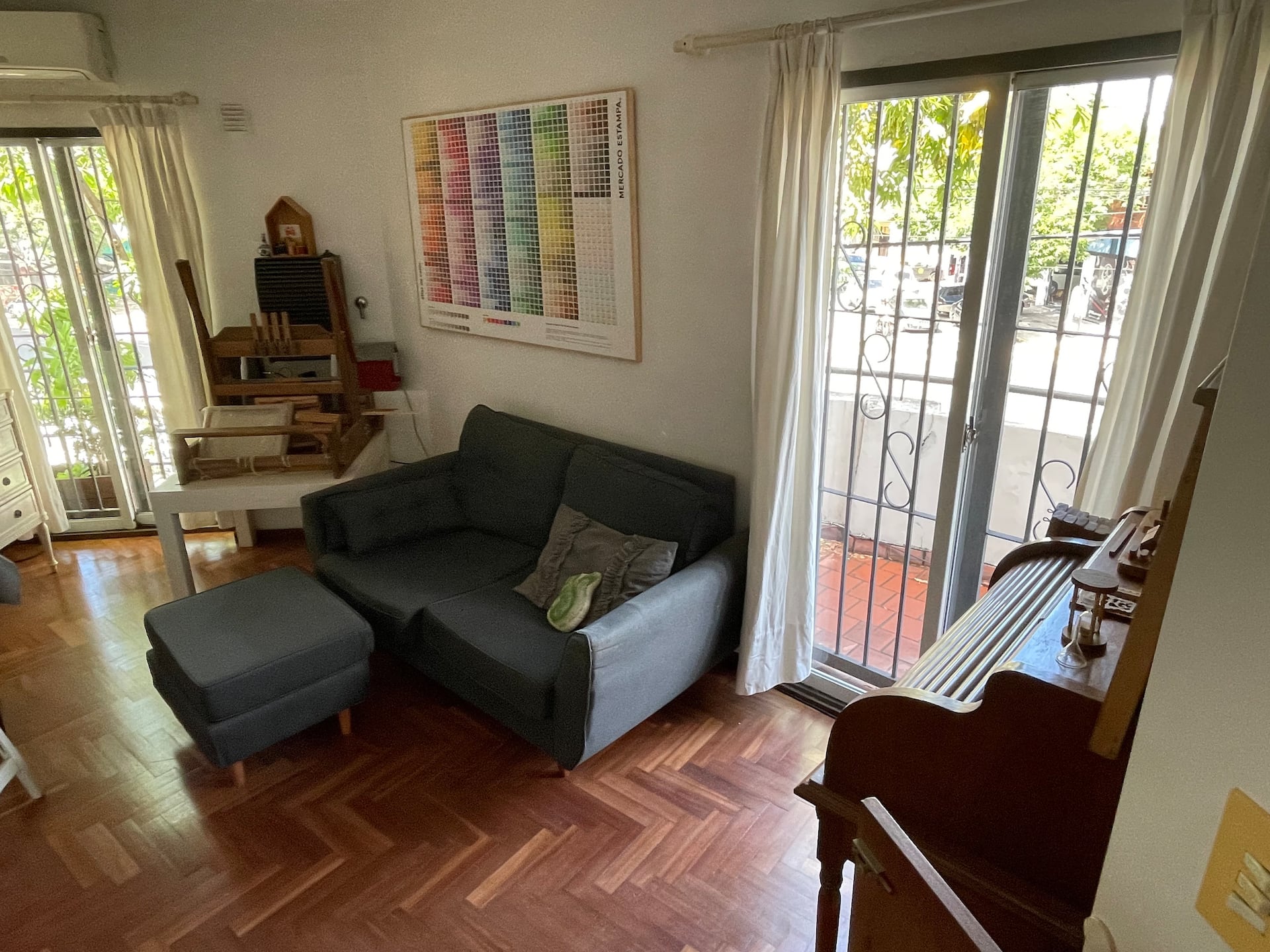 Bright studio apartment in Chacarita, 2 bedrooms