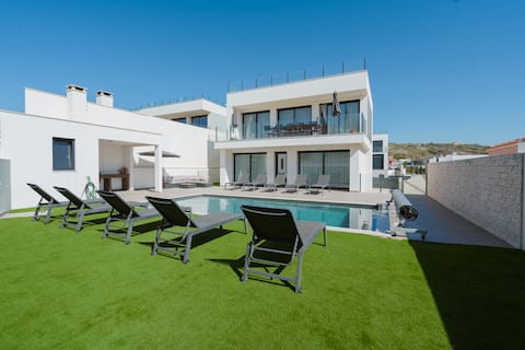 Areia Villa, with ocean view