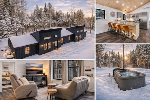 Secluded Forest Cabin w/HotTub · Minutes to Bangor