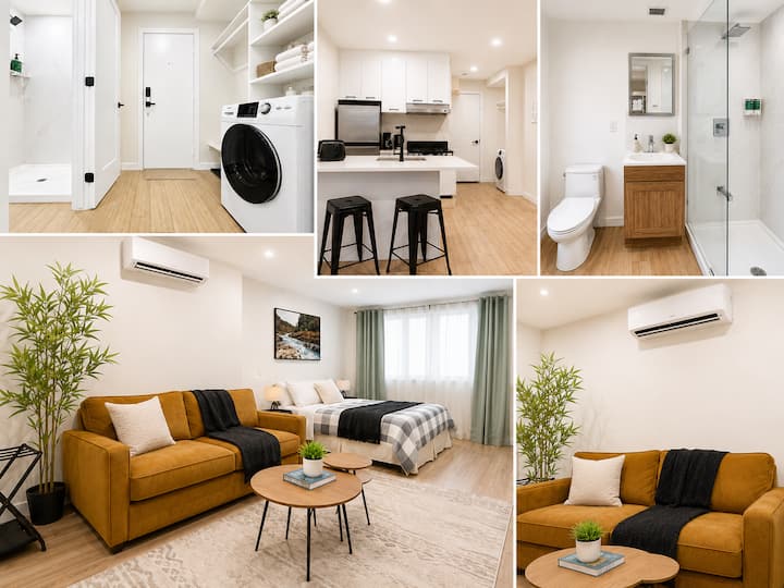 Studio Near Olympic Park | Smart Tv & Washer Wifi - Montreal