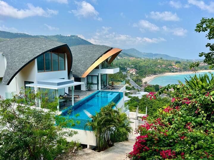 苏梅岛海景别墅Golden Coconut Villa7 Chawengnoi
4br接送服务 - Ko Samui, Thailand