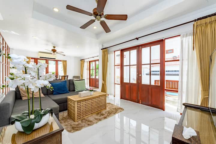 B Thai Pool Villa Near The Sea 100m.10pax. 4bed - Ko Samui