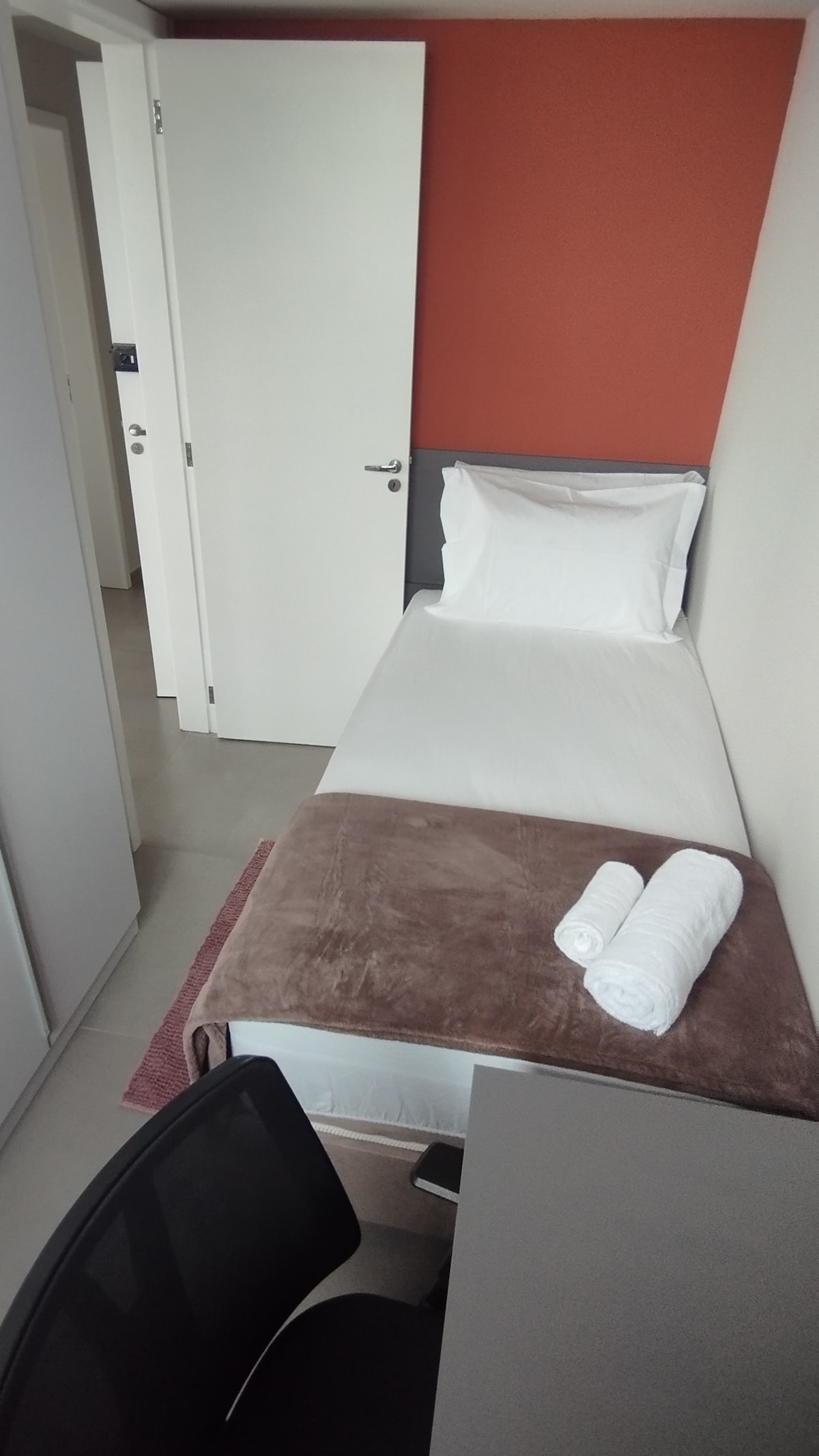 ห้องพักพร้อมเตียงเดี่ยวพื้นที่พร้อมวิวสวยงาม 