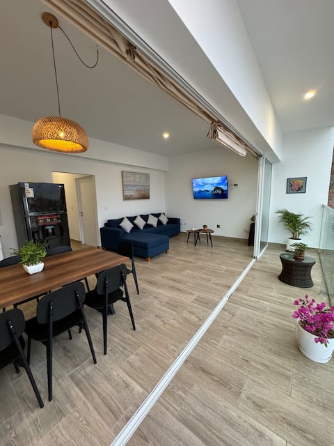 Apt. with balcony and grill, 5 min from the beach