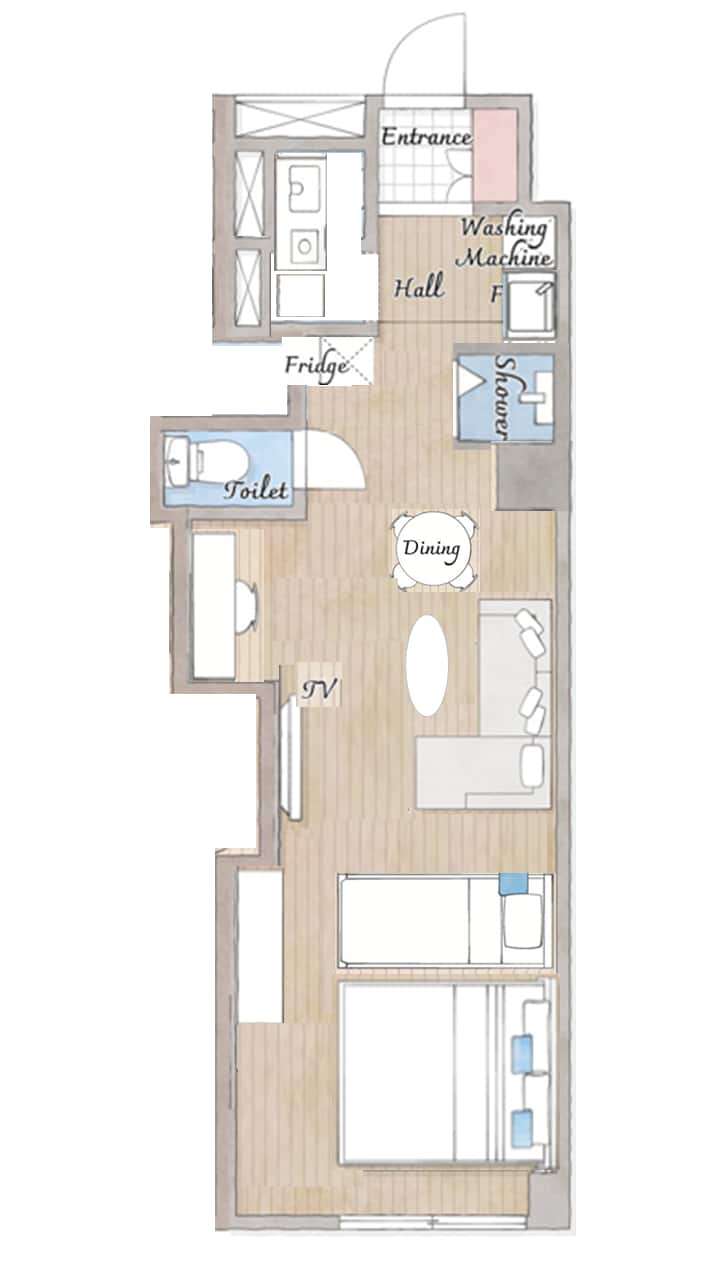 Stylish Yotsuya 6 Min	2 Beds+sofa Bed Max 4 Guests - Ginza