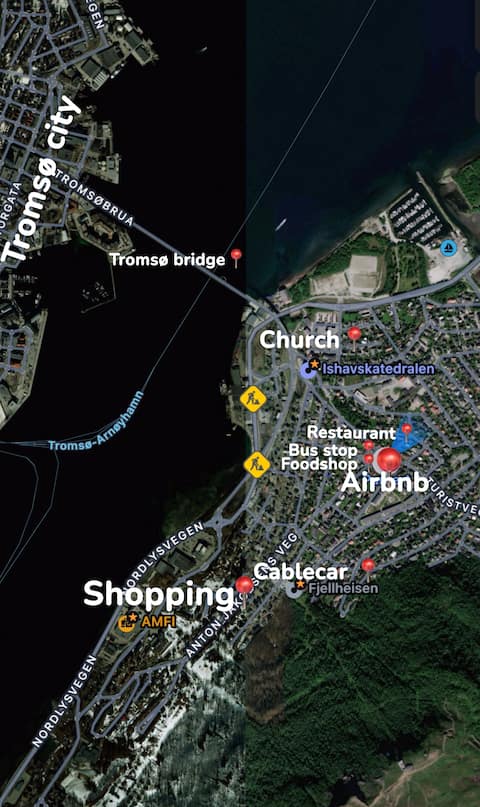 Popular Airbnb listing: Apartment centrally located in Tromsdalen in Tromsdalen