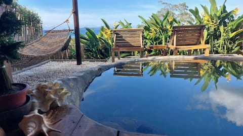 Honeymoon suite with private pool. 2