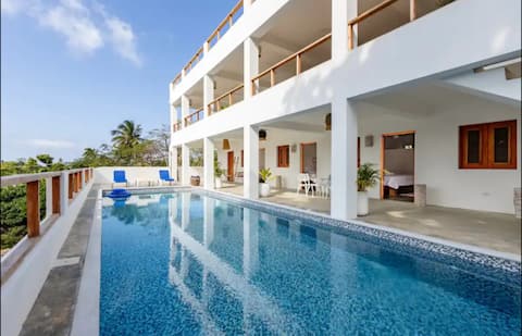 Flor Room with a pool in Las Galeras