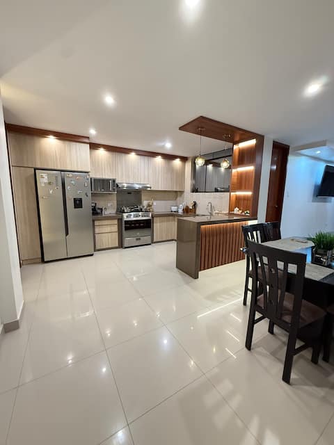 Fully equipped apartment with 3 bedrooms 4 beds