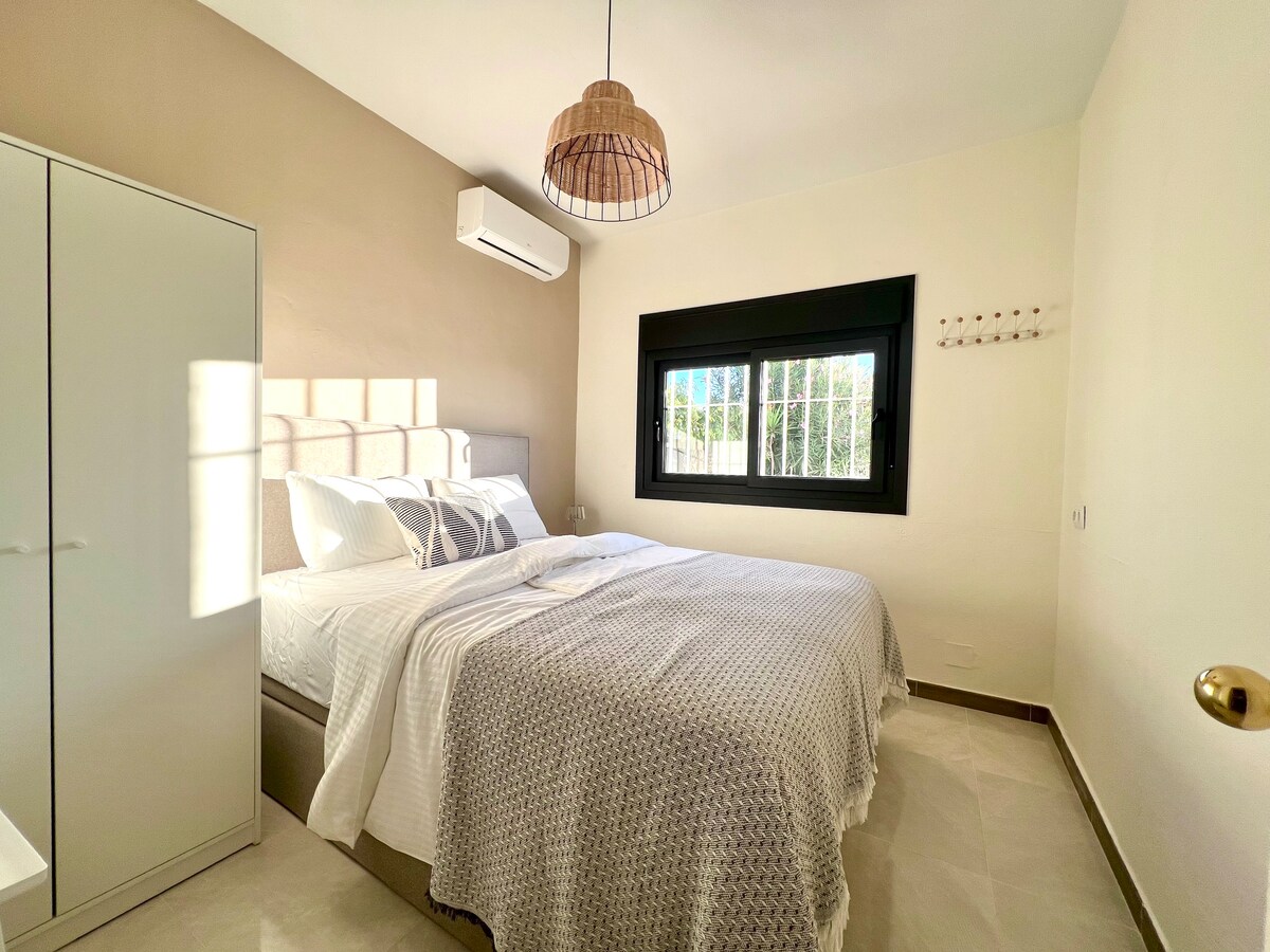 Derde slaapkamer met tweepersoonsbed