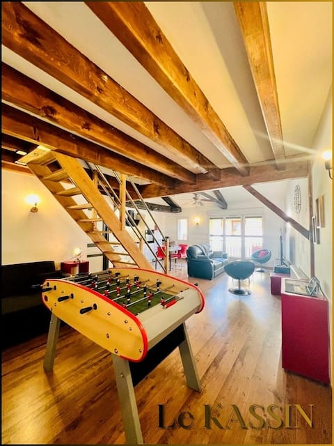 The Kassin - Duplex 6 people, wifi, close to the aerodrome