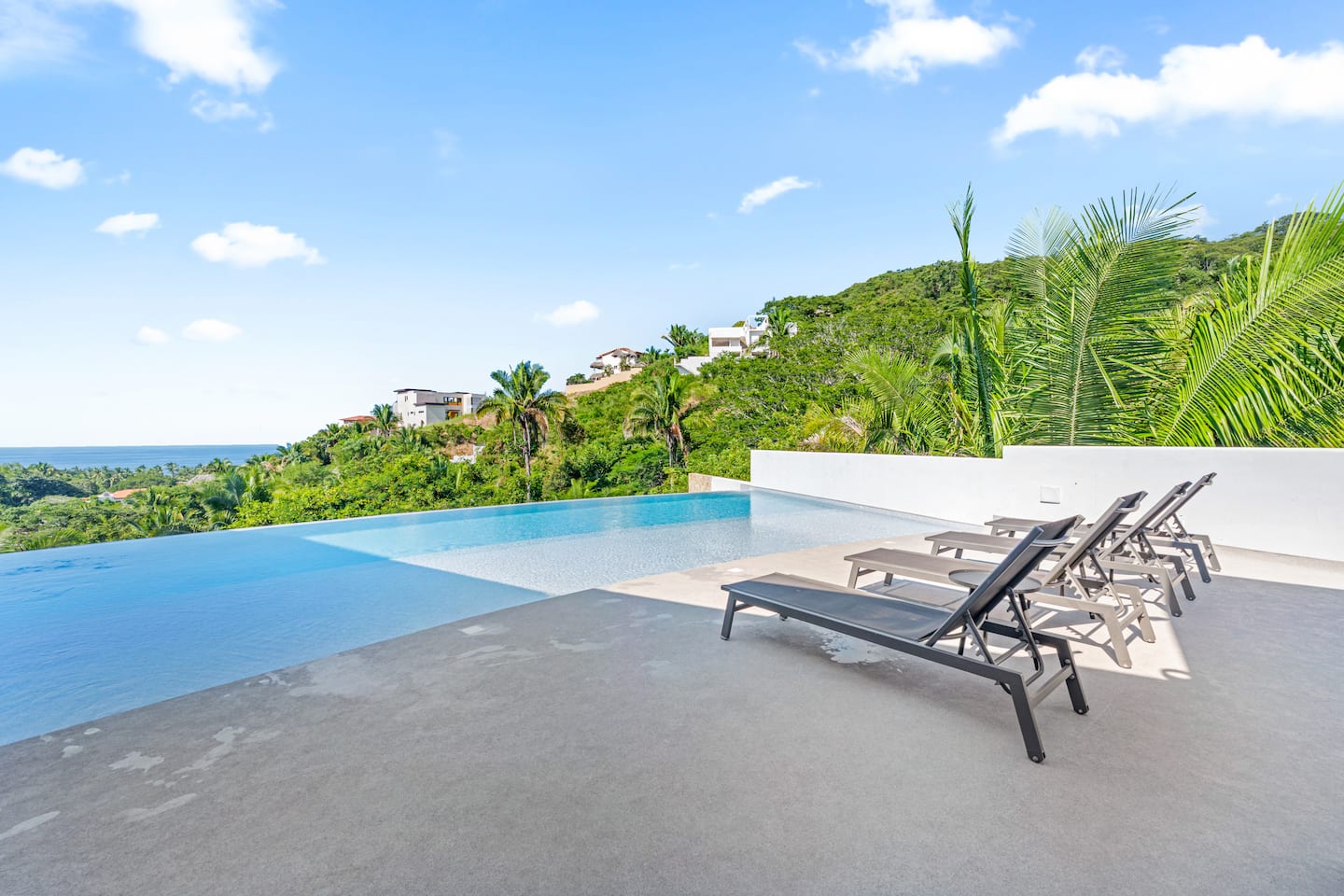 Your afternoon swim with a front-row view of the Sayulita jungle canopy and ocean horizon.