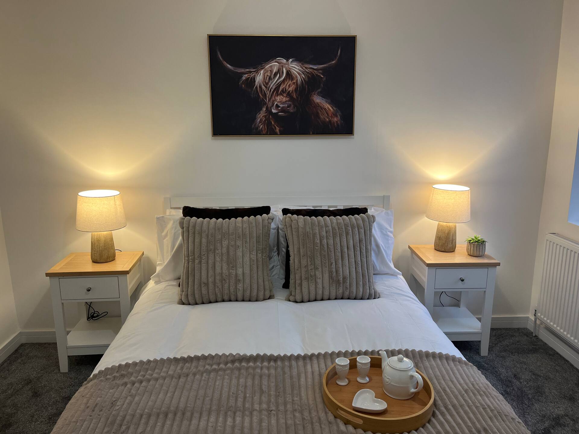 Stylish 3-Bed 2-Bath Home in Rugby- WiFi & Garden