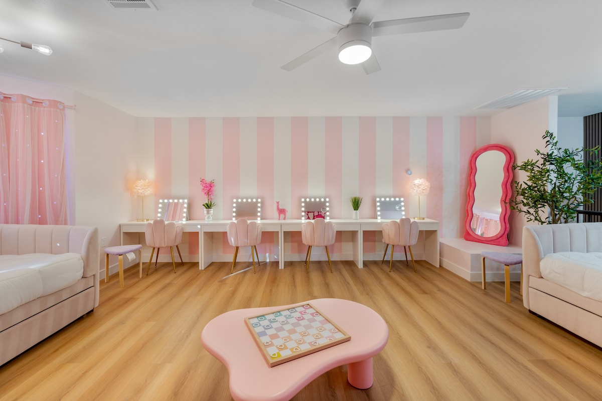 Chambre Glam - peut également accueillir 4 personnes avec des lits gigognes