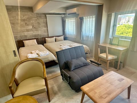 504 [Hiroshima Castle, Edion Peace Wing, Atomic Bomb Dome 5-minute walk] Urban Wing Hiroshima