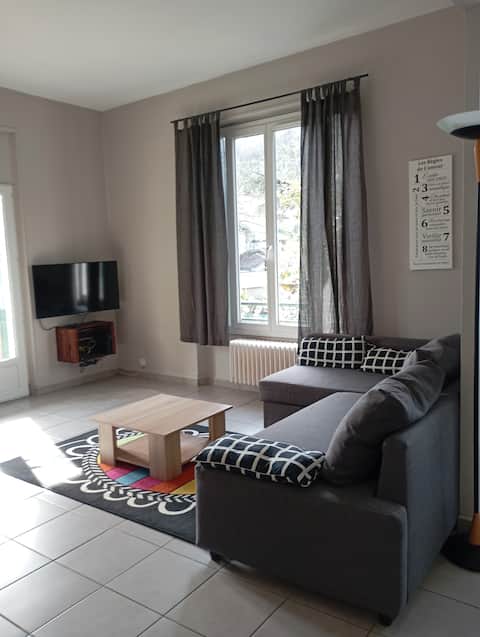 Apartment close to the thermal baths of Vals-les-Bains